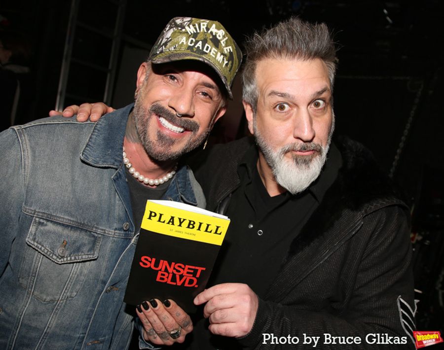 Photos: AJ McLean and Joey Fatone Visit SUNSET BOULEVARD Image