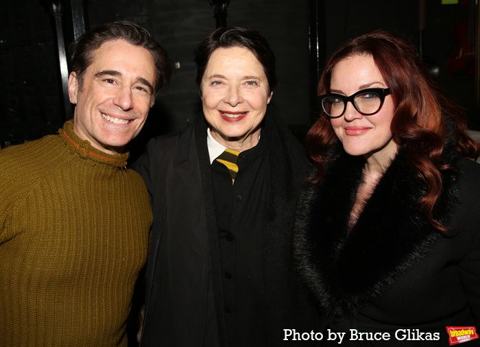 Photos: Original Film Star Isabella Rossellini Visits DEATH BECOMES HER — photo 1 of 22