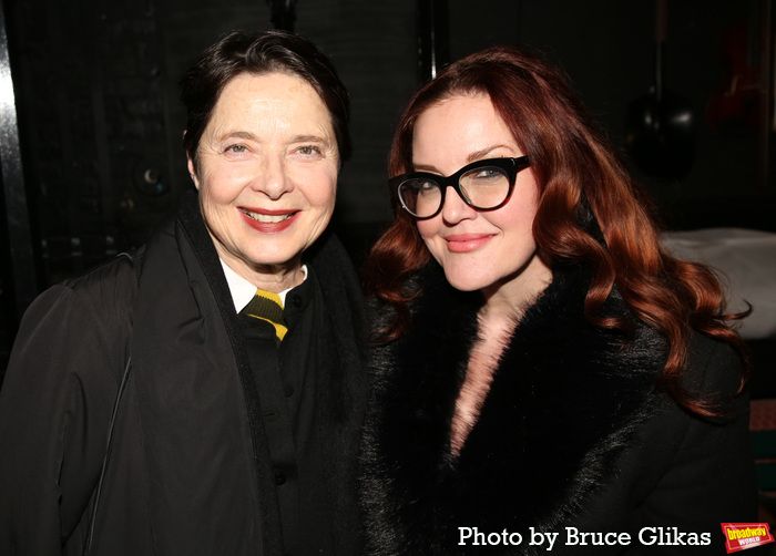 Photos: Original Film Star Isabella Rossellini Visits DEATH BECOMES HER — photo 2 of 22
