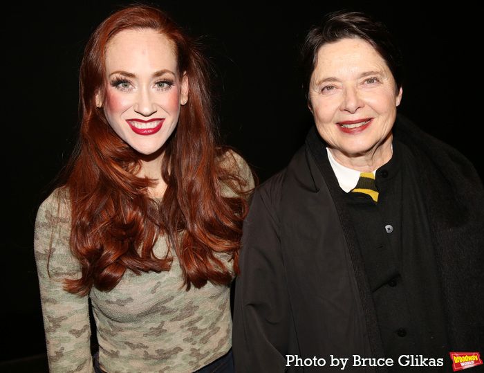 Photos: Original Film Star Isabella Rossellini Visits DEATH BECOMES HER — photo 3 of 22