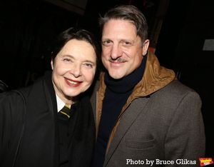 Isabella Rossellini and Christopher Sieber @ BroadwayWorld Isabella Rossellini and Christopher Sieber Photo