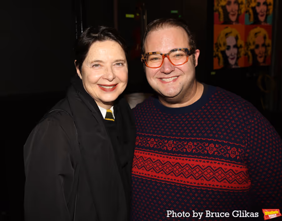 Photos: Original Film Star Isabella Rossellini Visits DEATH BECOMES HER Image