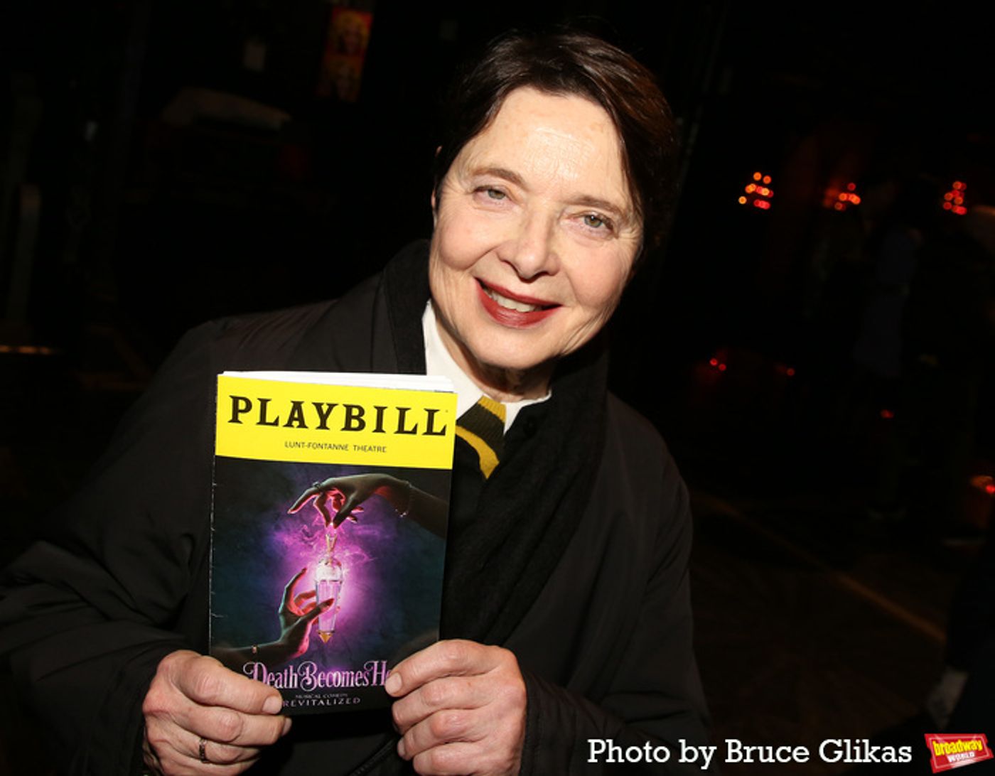 Photos: Original Film Star Isabella Rossellini Visits DEATH BECOMES HER  Image