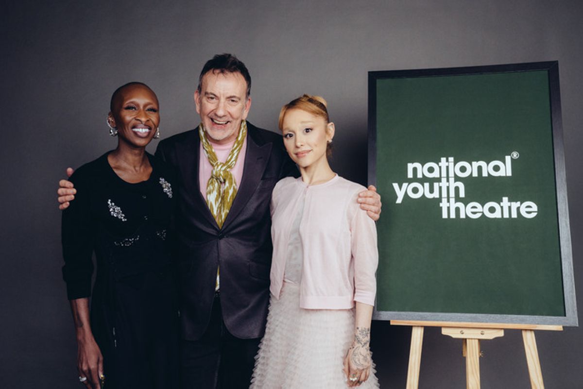 Cynthia Erivo, Paul Roseby, Ariana Grande at 