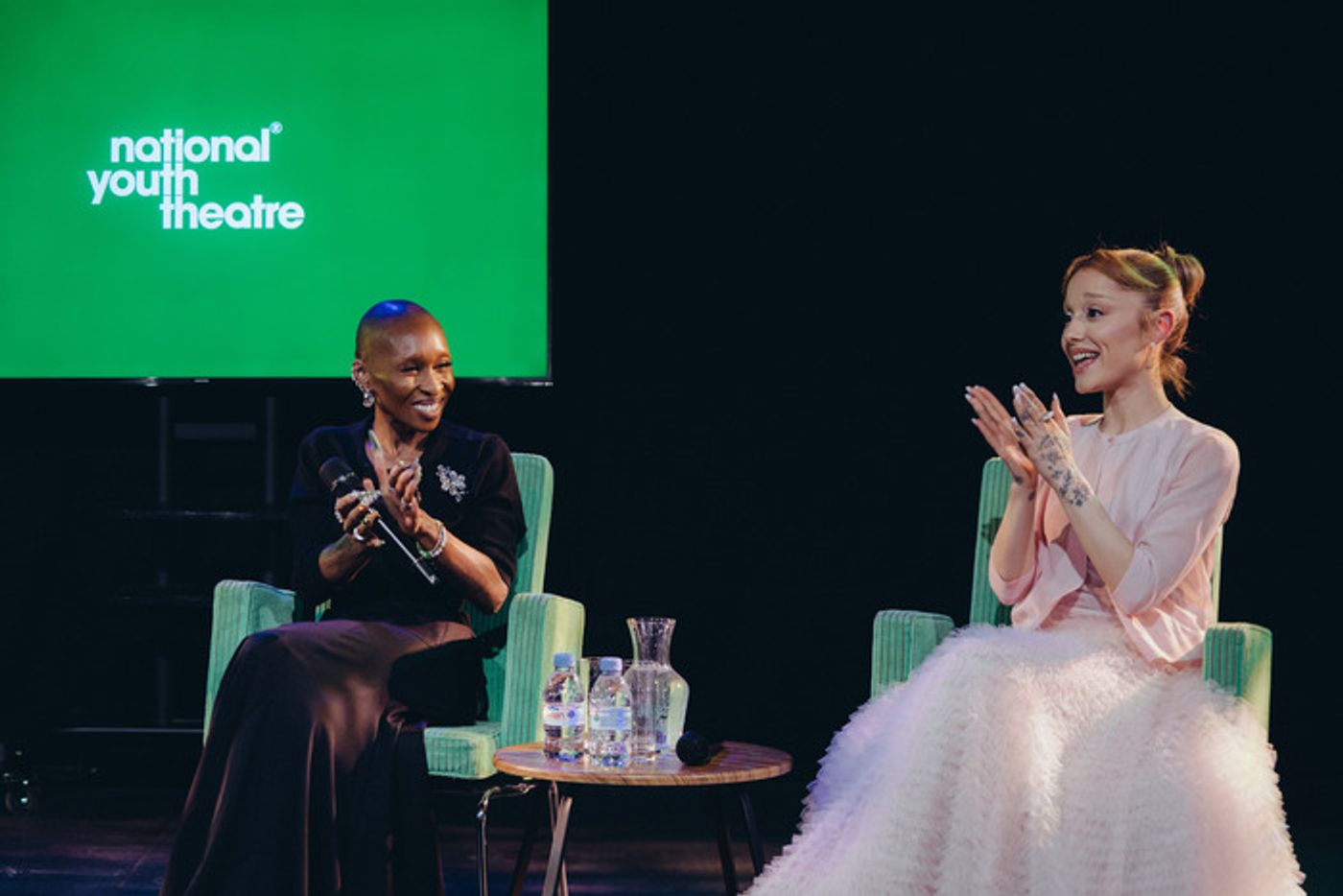 Photos: WICKED Stars Cythia Erivo and Ariana Grande Visit National Youth Theatre Photos: WICKED Stars Cythia Erivo and Ariana Grande Visit National Youth Theatre Image