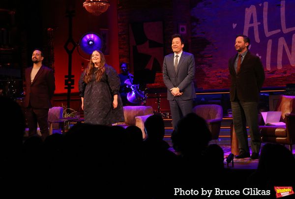 Lin-Manuel Miranda, Aidy Bryant, Jimmy Fallon and Nick Kroll Photo