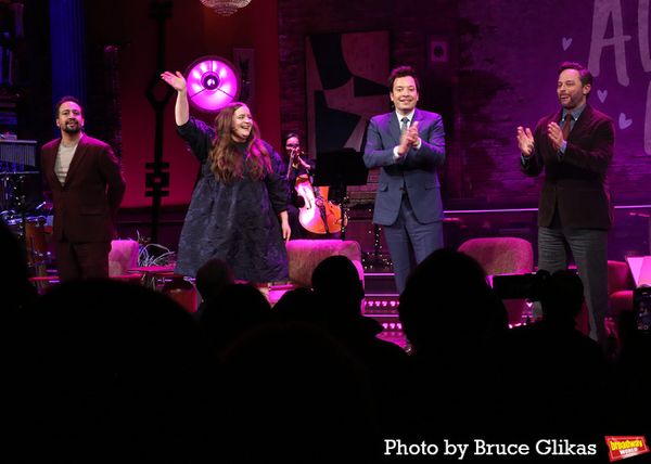 Lin-Manuel Miranda, Aidy Bryant, Jimmy Fallon and Nick Kroll Photo