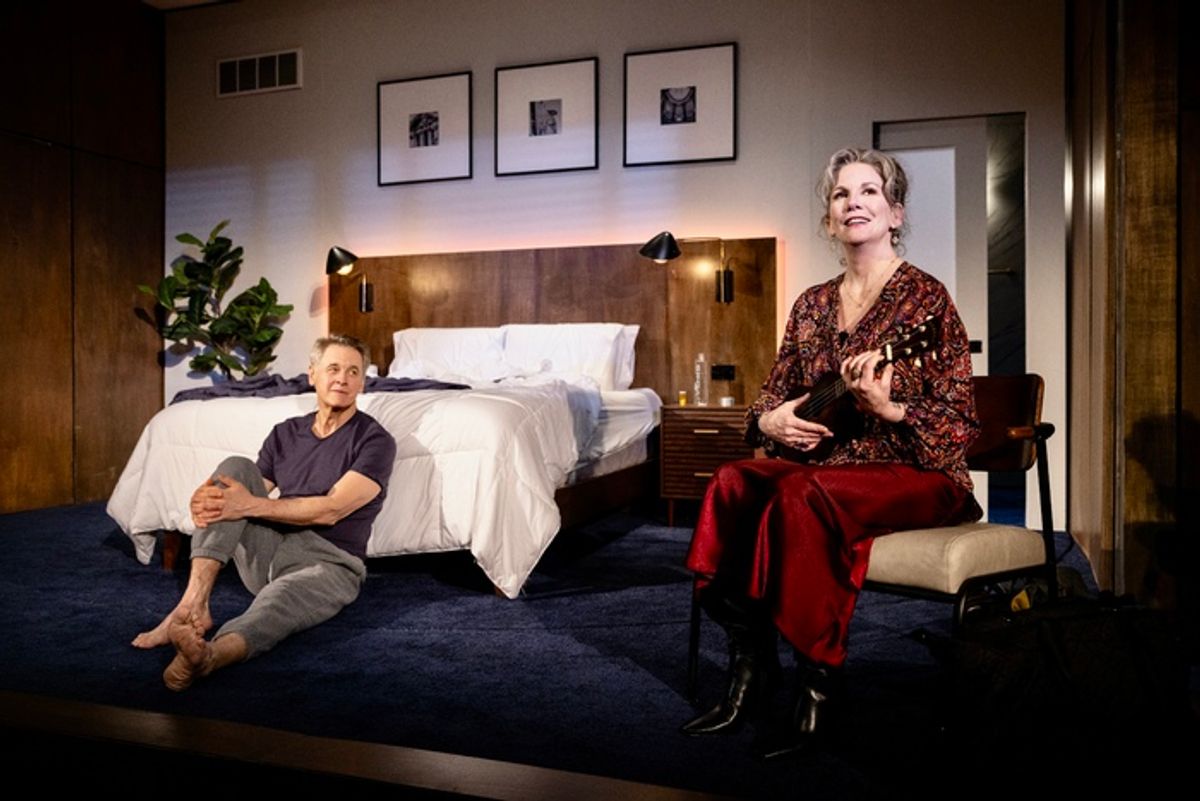 Mark Moses and Melissa Gilbert at 