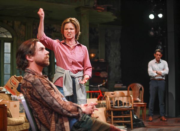 Daniel Petzold, Maggie Lacey, and Steve Kazee  Photo