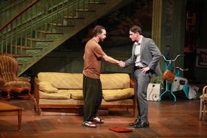 Daniel Petzold and Steve Kazee @ BroadwayWorld Daniel Petzold and Steve Kazee Photo