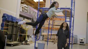 Kayla Teruel (Franny) and Yasmine Lee (Movement Director) @ BroadwayWorld Kayla Teruel (Franny) and Yasmine Lee (Movement Director) Photo