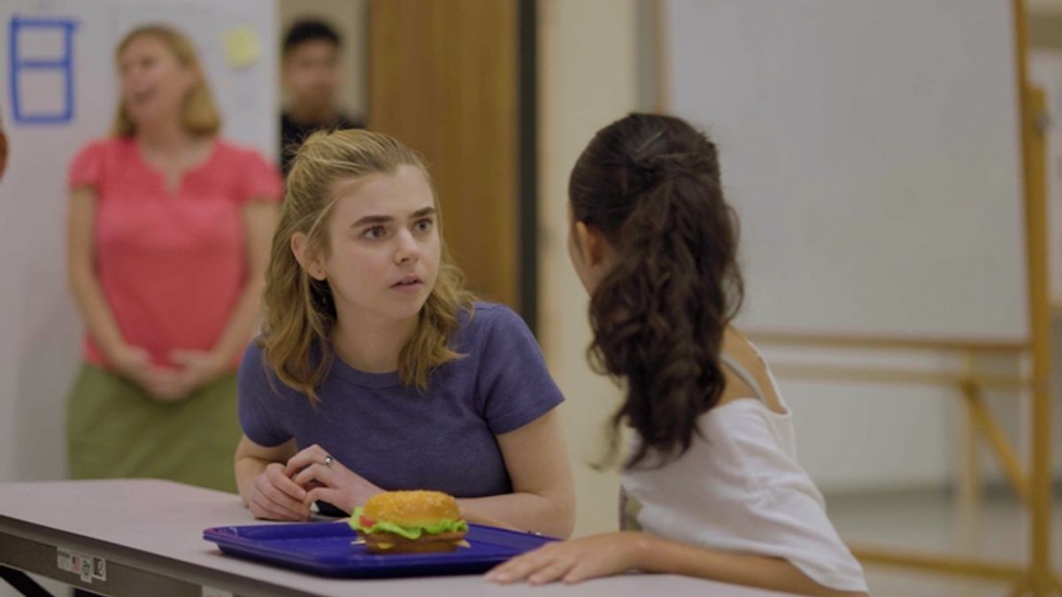 Matilda Lawler (Suzy) and Kayla Teruel (Franny) at 