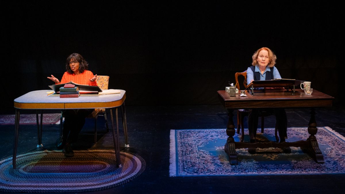 Kate Burton and Pauletta Washington at 