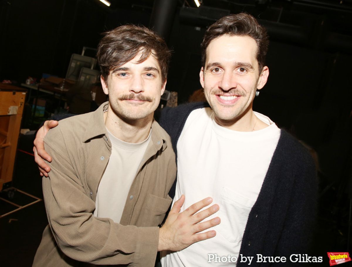 Andy Mientus and Adam Chanler-Berat at 