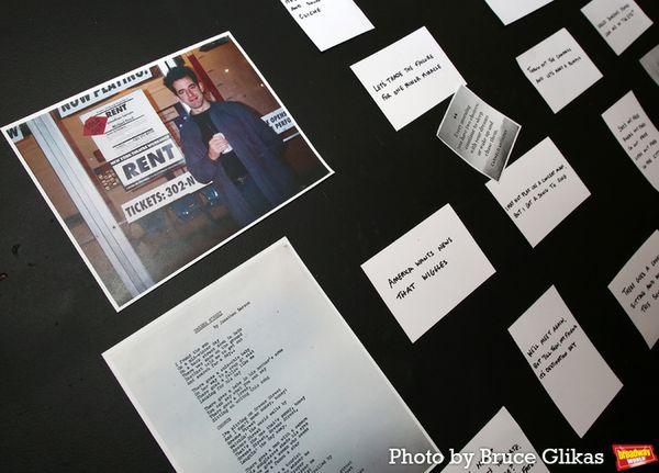 Jonathan Larson wall of words & inspiration Photo