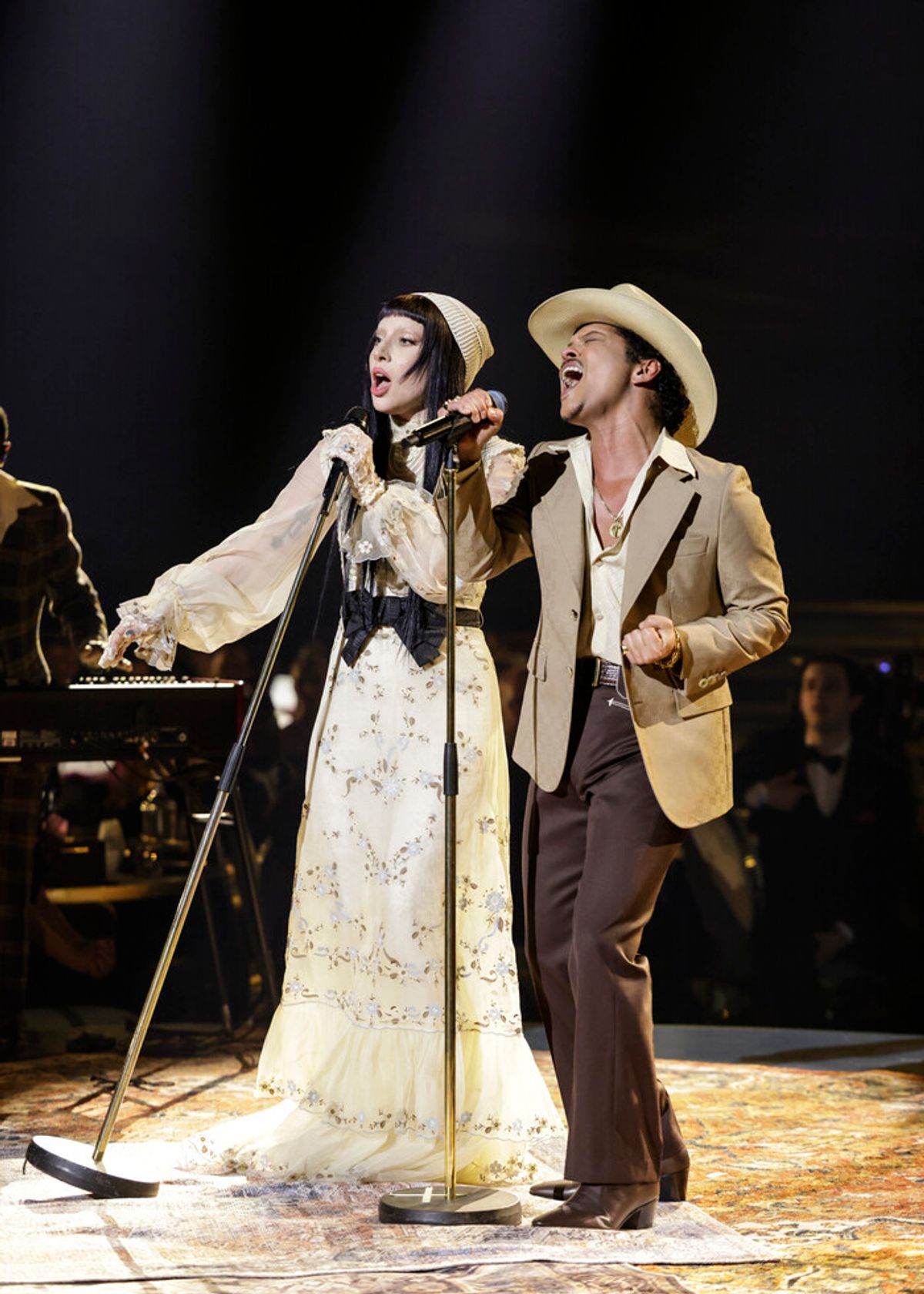 Lady Gaga and Bruno Mars  at 