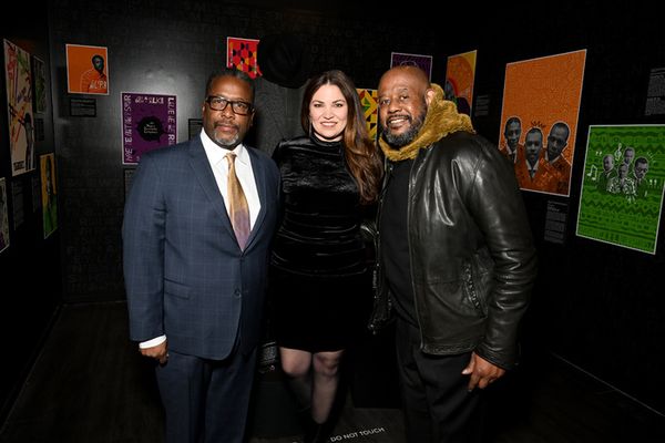 Wendell Pierce, Julie Boardman and Forest Whitaker  Photo