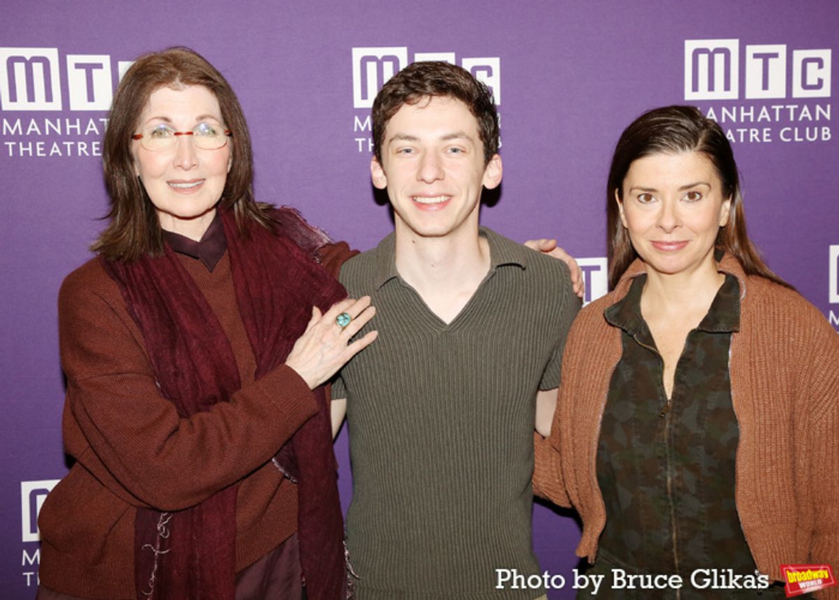 Joanna Gleason, Andrew Barth Feldman and Jeanine Serralles at 
