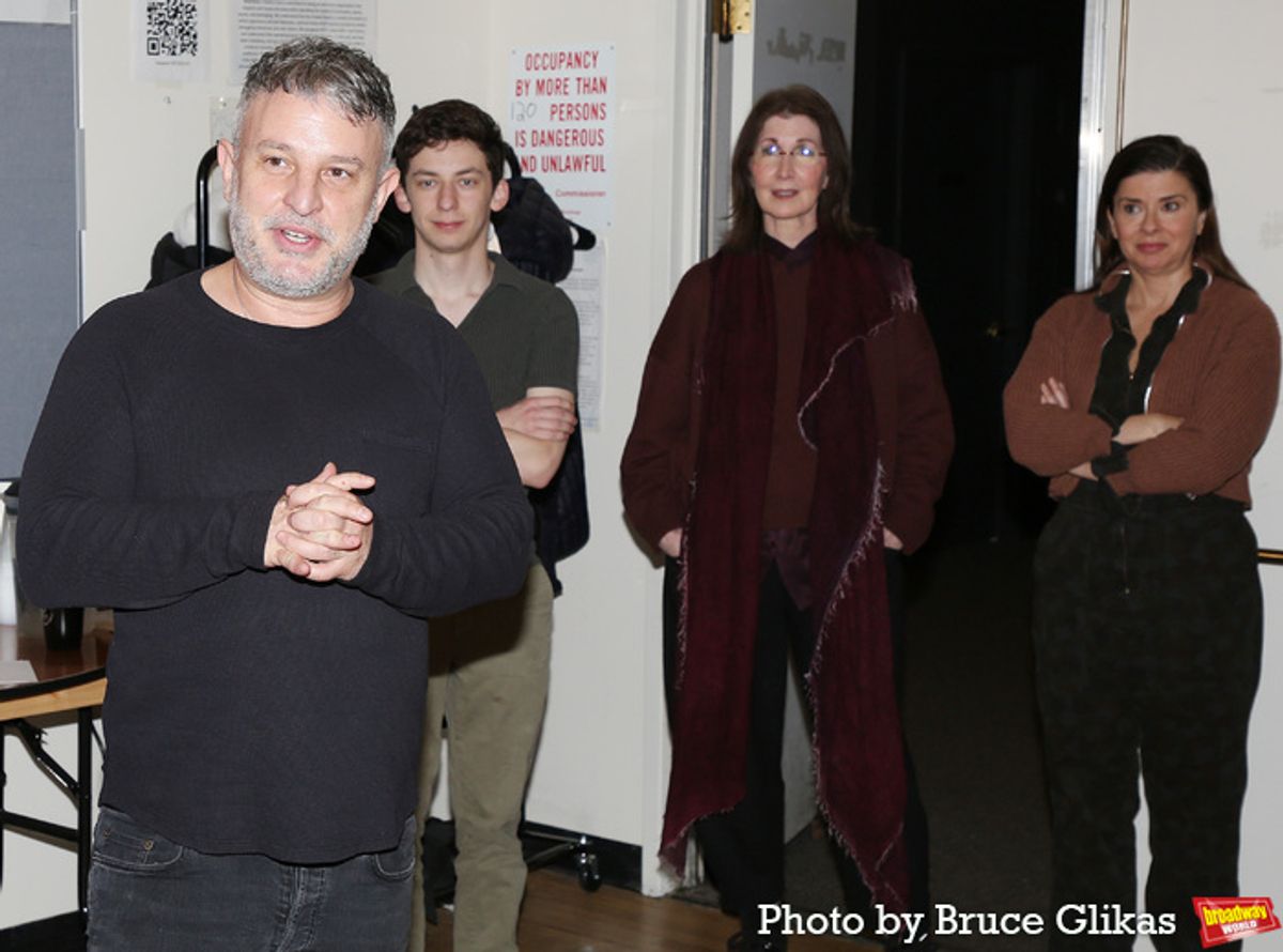 Director Trip Cullman, Andrew Barth Feldman, Joanna Gleason and Jeanine Serralles at 