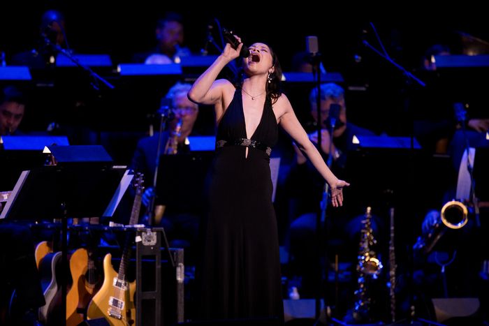 Photos: Eva Noblezada Welcomes Reeve Carney to the Pacific Jazz Orchestra Stage — photo 4 of 8