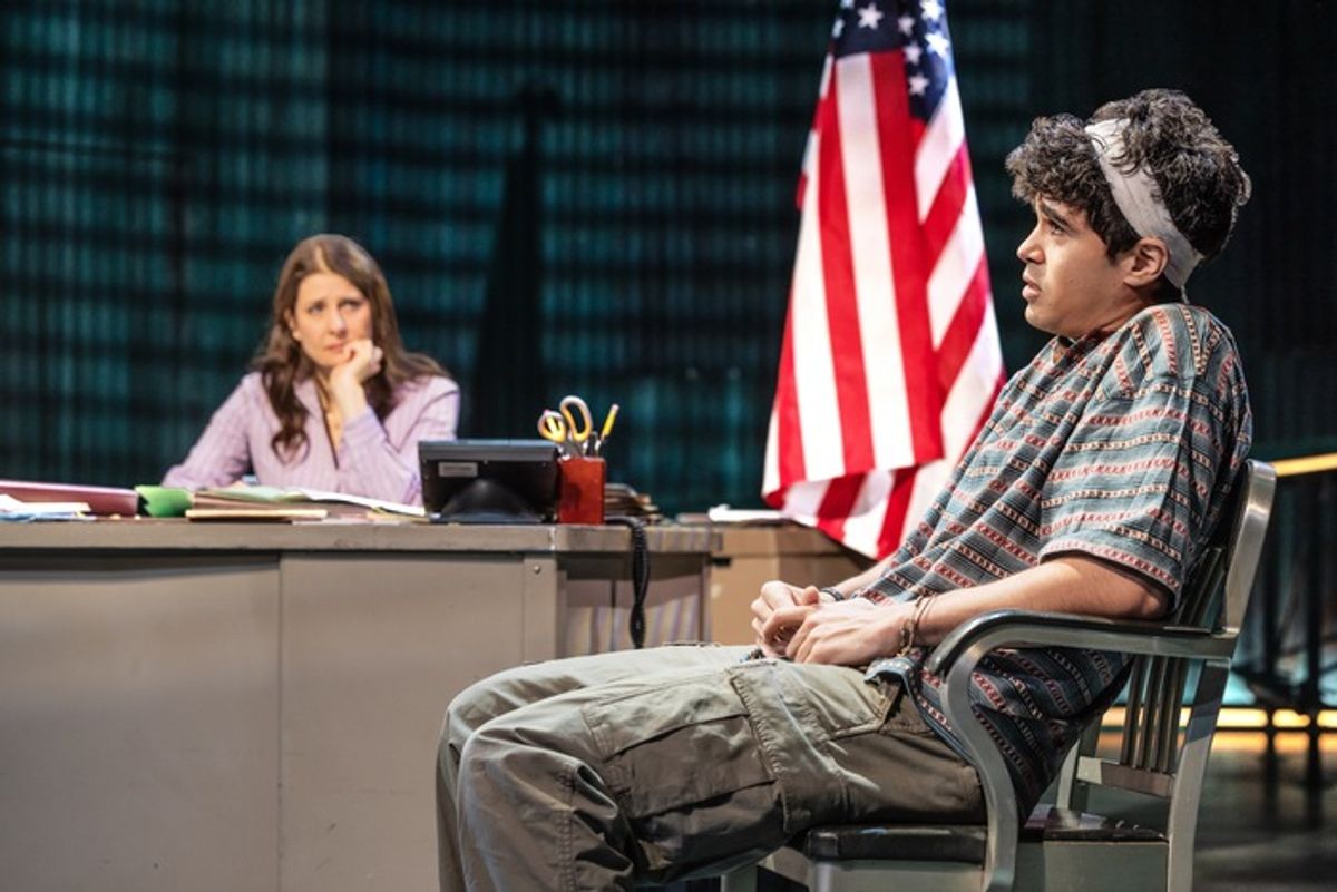 Mia Barron and Abubakr Ali  at 