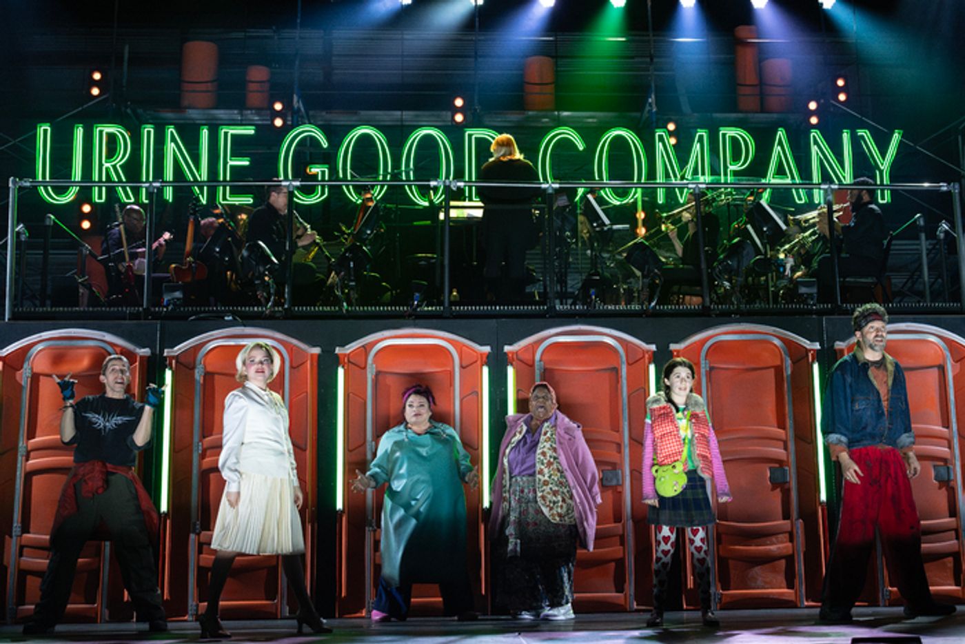 Photos: URINETOWN Starring Jordan Fisher, Rainn Wilson And More At City Center  Image