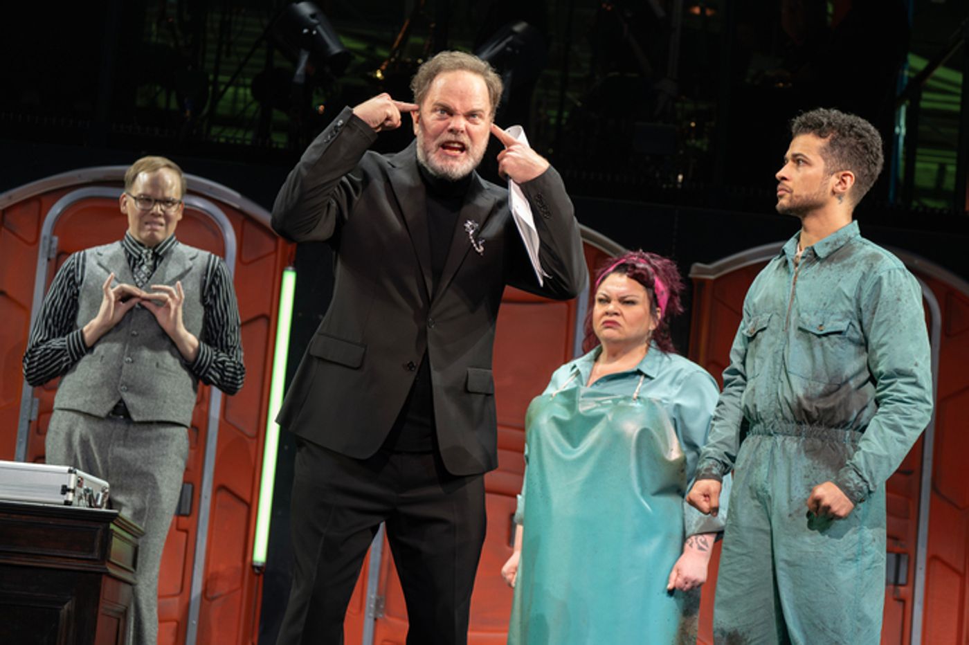 Photos: URINETOWN Starring Jordan Fisher, Rainn Wilson And More At City Center  Image