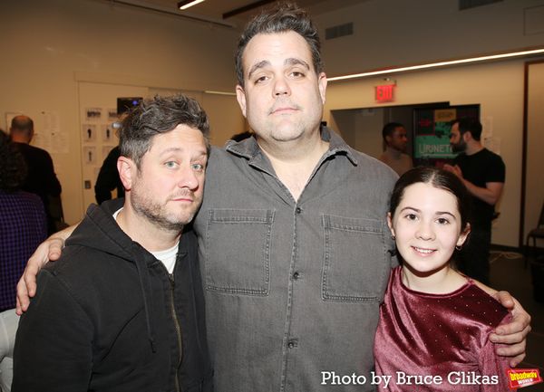 Christopher Fitzgerald, Greg Hildreth and Pearl Scarlett Gold Photo