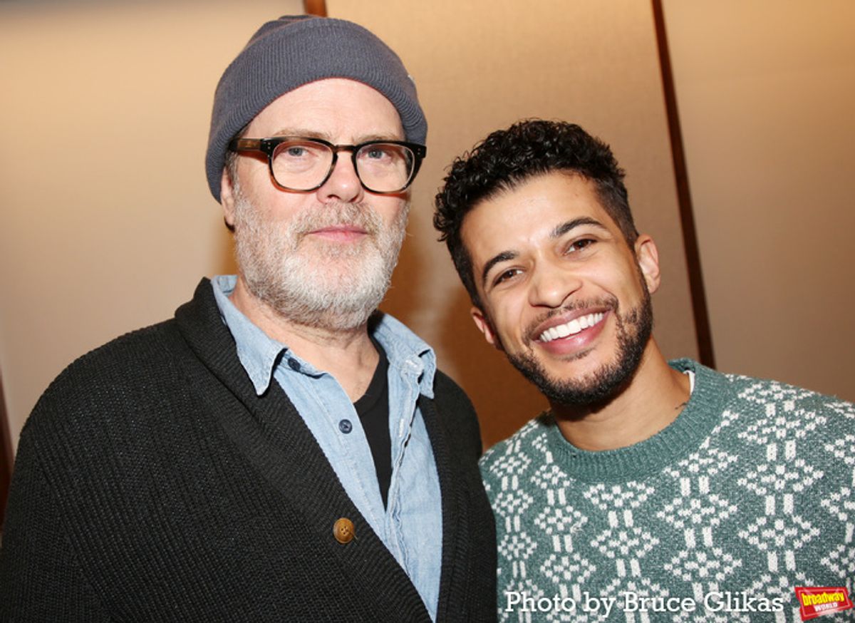 Rainn Wilson and Jordan Fisher  at 