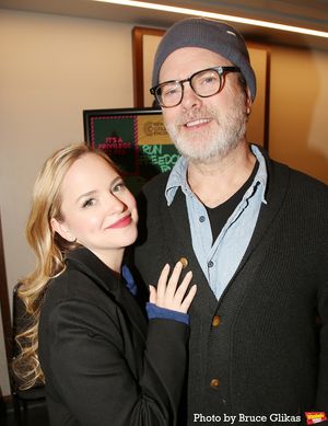 Stephanie Styles and Rainn Wilson Photo