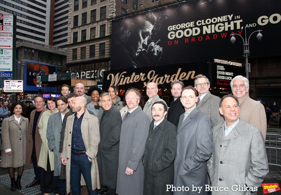 Photos: George Clooney Introduces the Broadway Cast of GOOD NIGHT, AND GOOD LUCK Image
