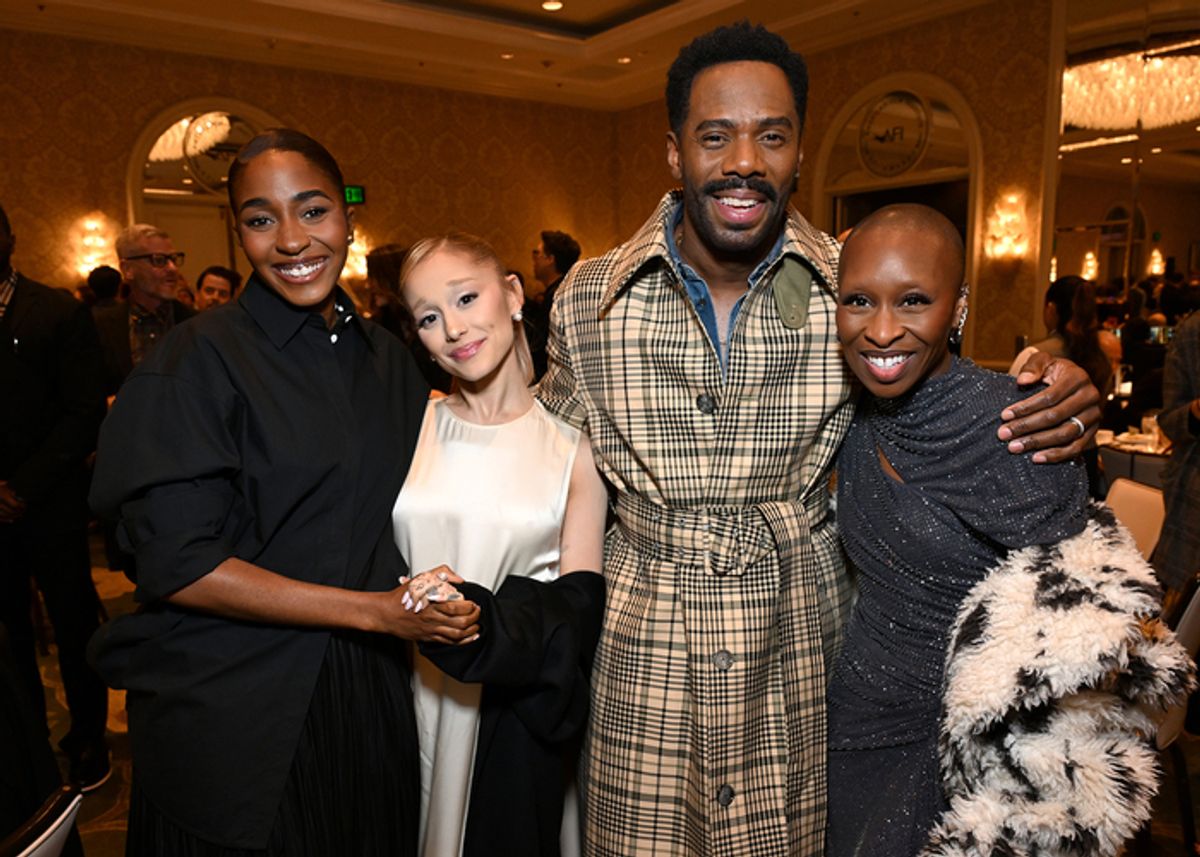 Ayo Edebiri, Ariana Grande, Colman Domingo and Cynthia Erivo at 