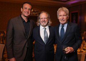 Jason Segel, Bob Gazzale, CEO of the American Film Institute, and Harrison Ford
@ BroadwayWorld Jason Segel, Bob Gazzale, CEO of the American Film Institute, and Harrison Ford
Photo
