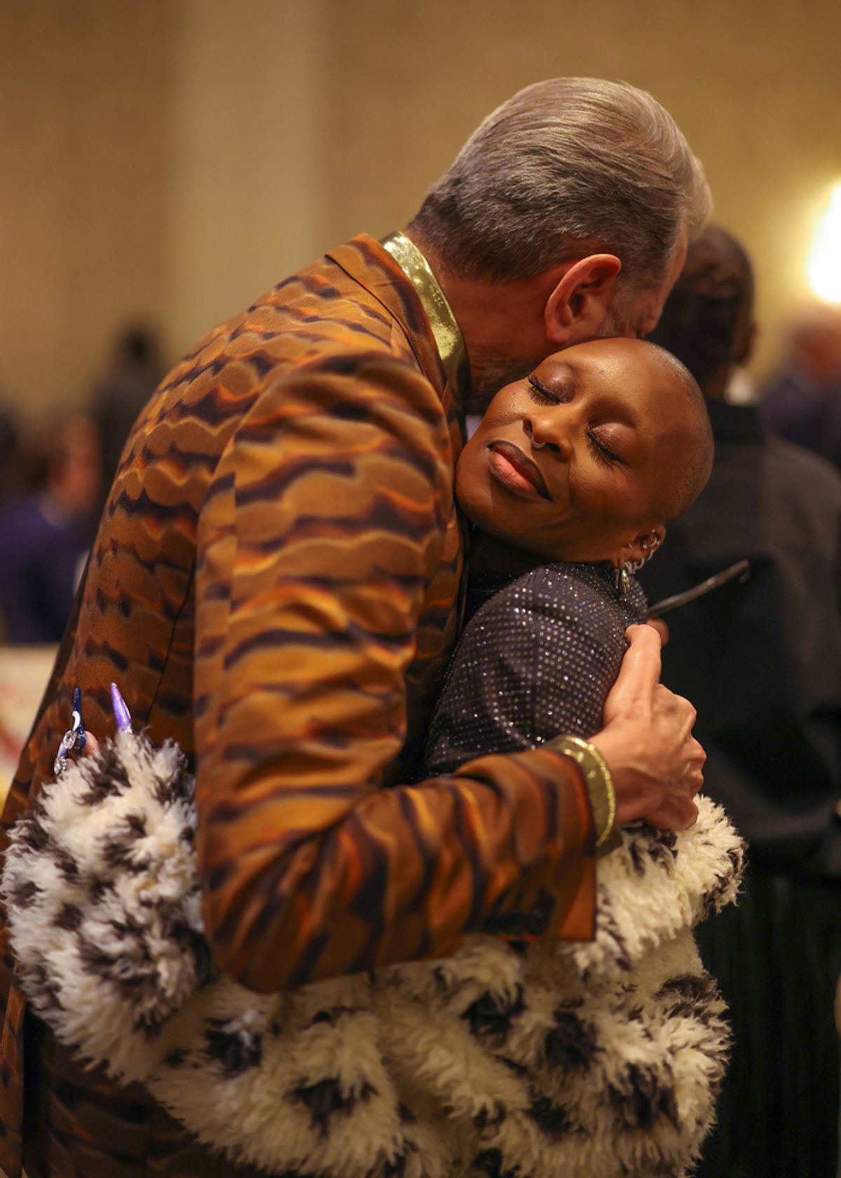 Jeff Goldblum and Cynthia Erivo at 