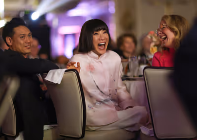 Jon M. Chu and Michelle Yeoh Photo