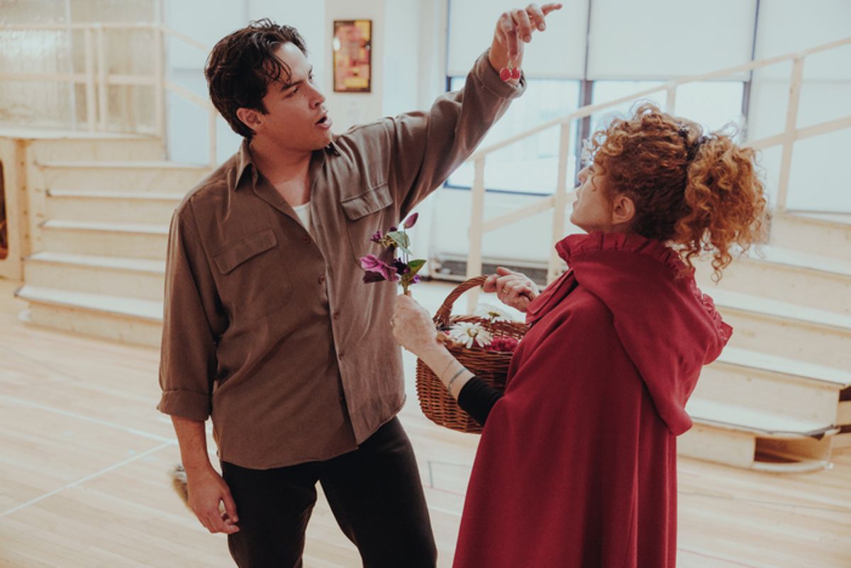 Jacob Dickey and Bernadette Peters at 