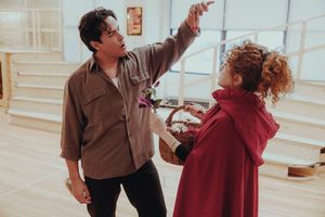 Jacob Dickey and Bernadette Peters Photo