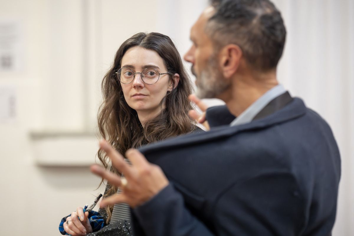 Tanya Reynolds, Paul Bazely at 