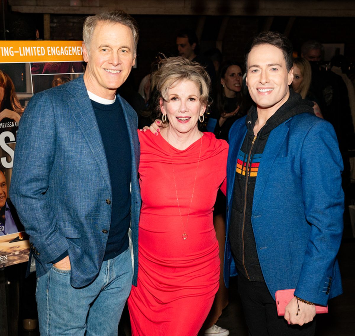 Melissa Gilbert, Mark Moses, and Randy Rainbow at 