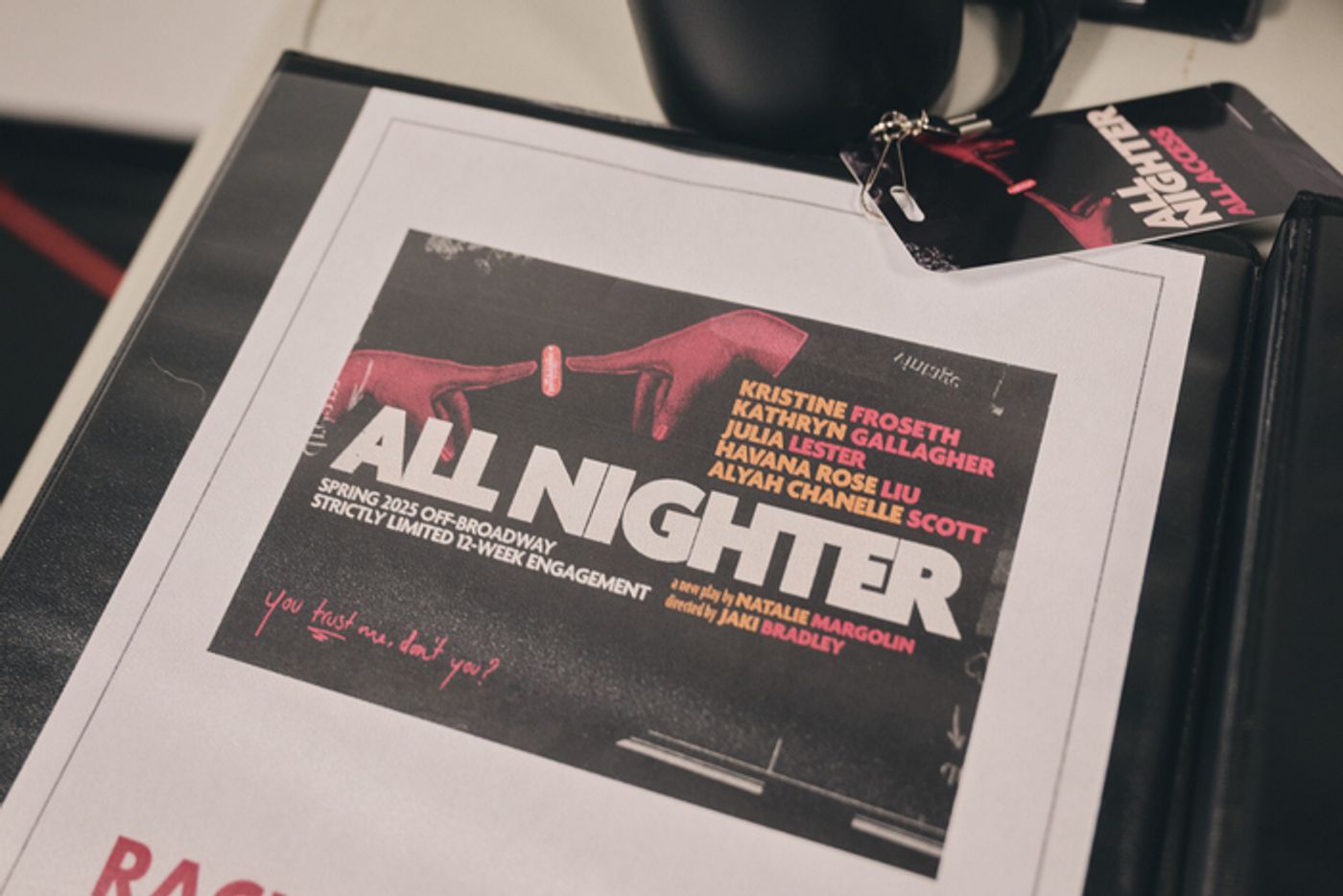 Photos: In Rehearsals for Natalie Margolin's ALL NIGHTER Photos: In Rehearsals for Natalie Margolin's ALL NIGHTER Image