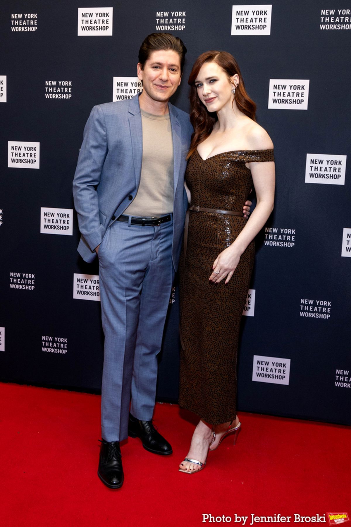 Michael Zegen, Rachel Brosnahan at 