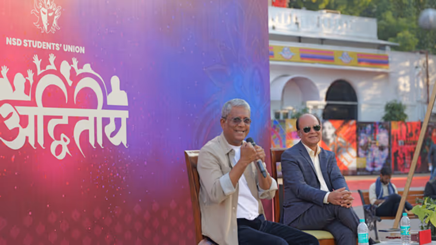 Photos: Actor Adil Hussain In Conversation With Sayed Mohd And More At Rama’s Bharat Rang Mahotsav 2025 Day 14 Image