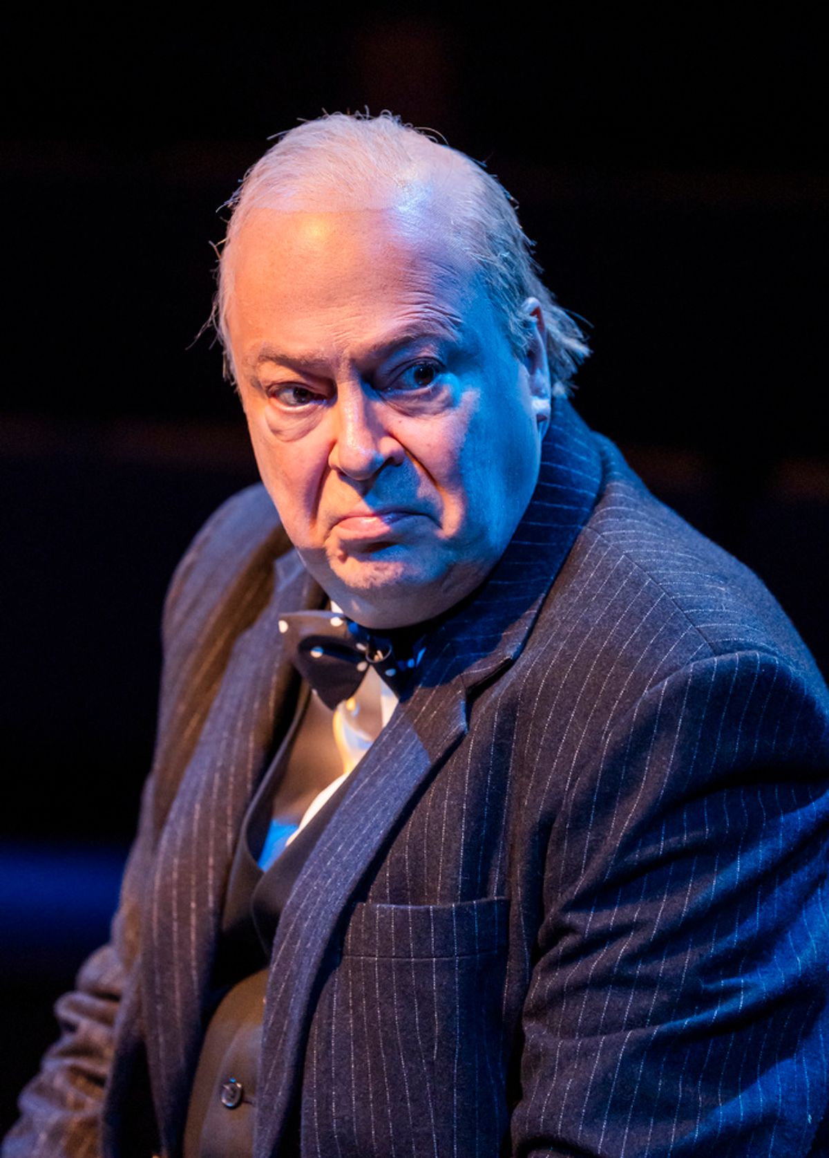 A scene from Churchill In Moscow by Howard Brenton @ Orange Tree Theatre. Directed by Tom Littler.
(Opening 11-02-2025)
©Tristram Kenton 02-25
(3 Raveley Street, LONDON NW5 2HX TEL 0207 267 5550  Mob 07973 617 355)email: tristram@tristramkenton.com at 