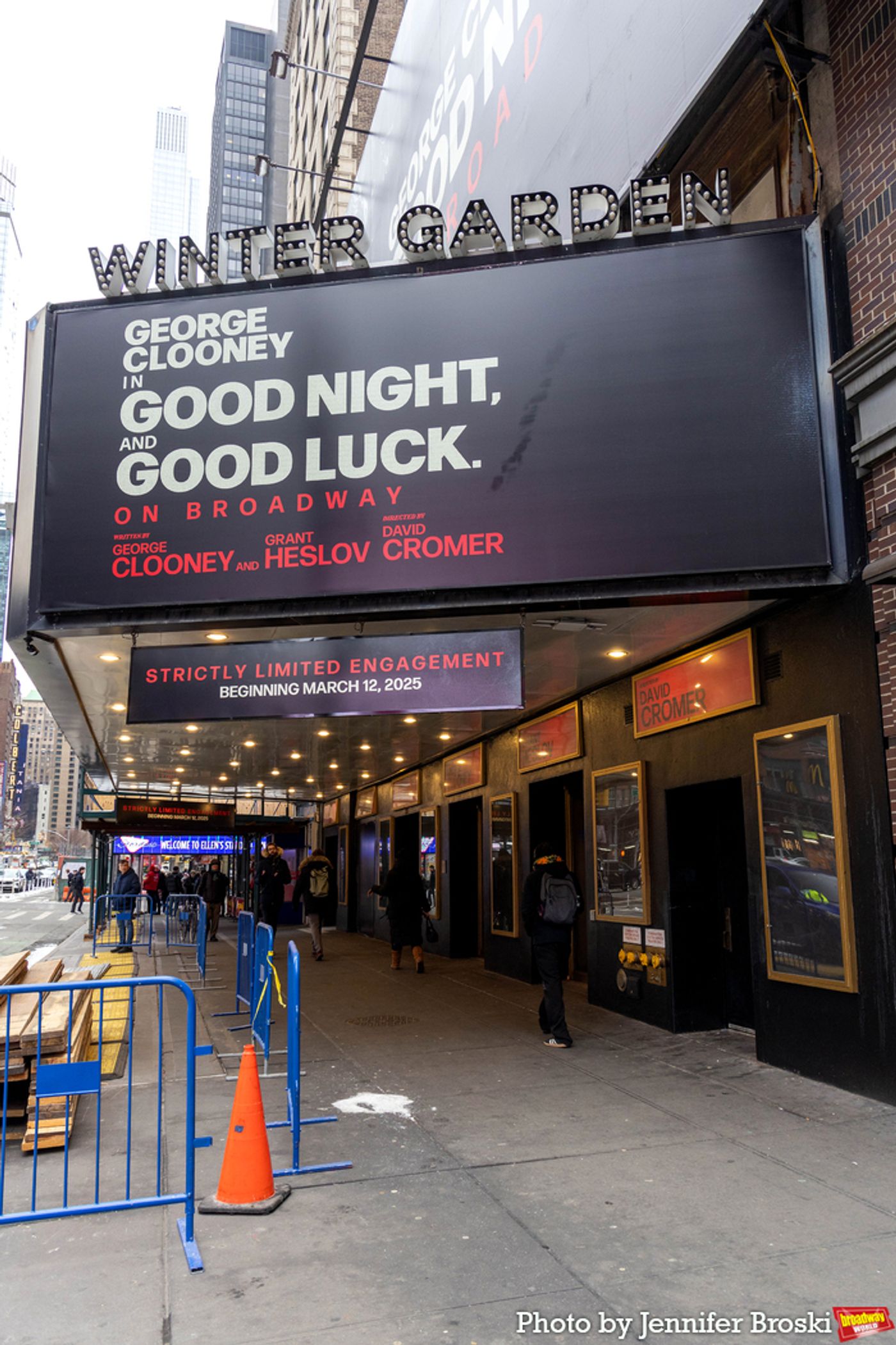 Up on the Marquee: GOOD NIGHT, AND GOOD LUCK Up on the Marquee: GOOD NIGHT, AND GOOD LUCK Image