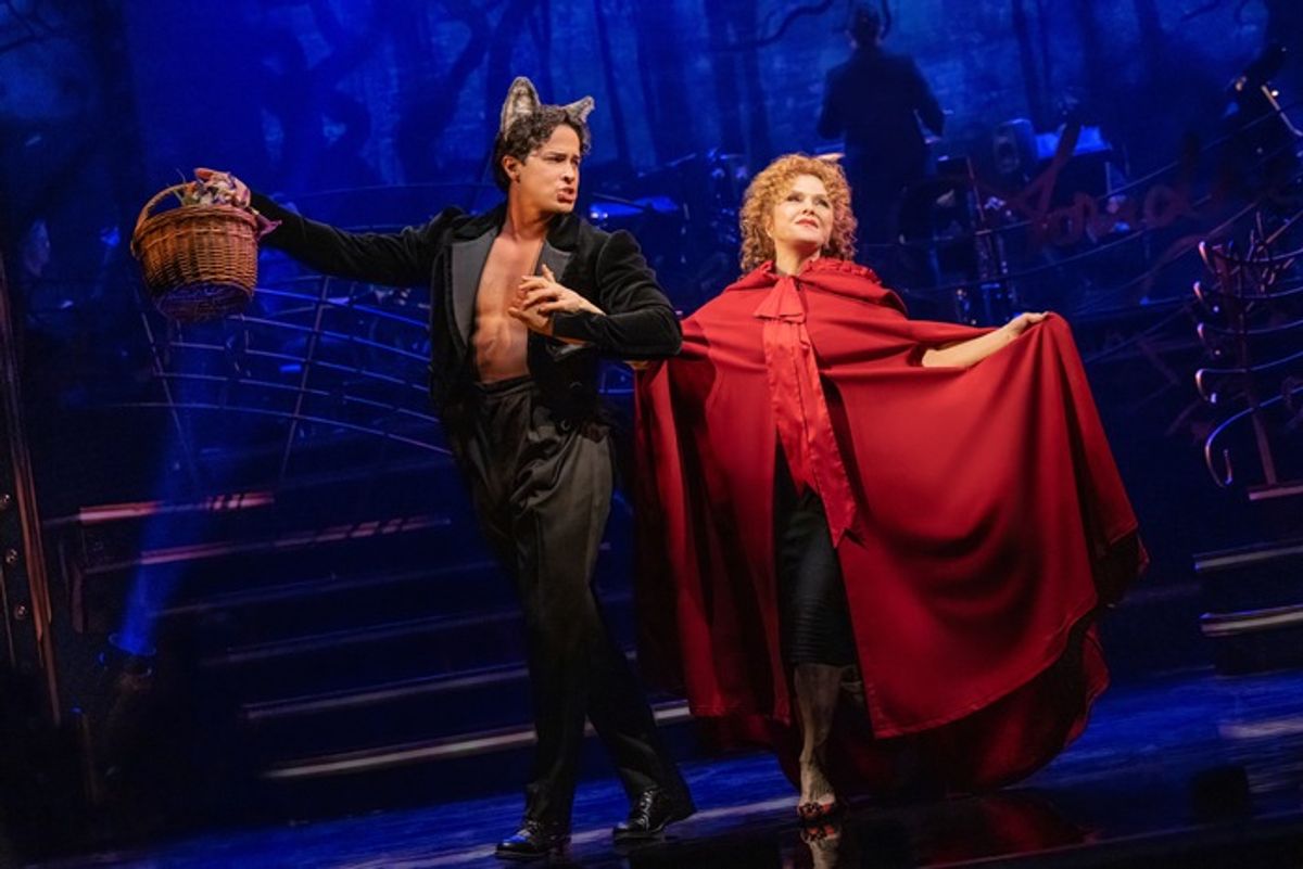 Jacob Dickey and Bernadette Peters
