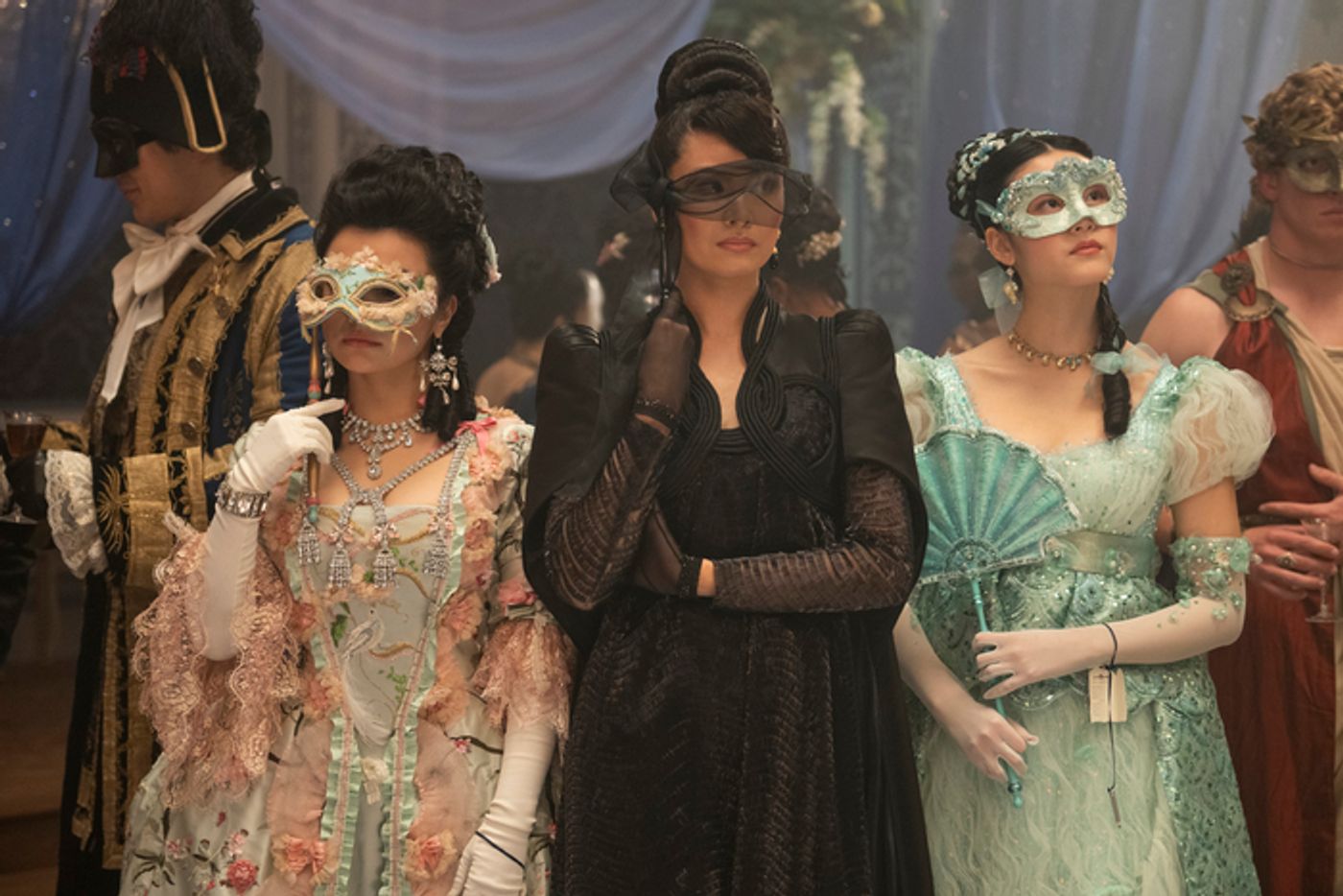 Video/Photos: BRIDGERTON Season 4 First Look at New Characters, Masquerade Ball, & More Video/Photos: BRIDGERTON Season 4 First Look at New Characters, Masquerade Ball, & More Image