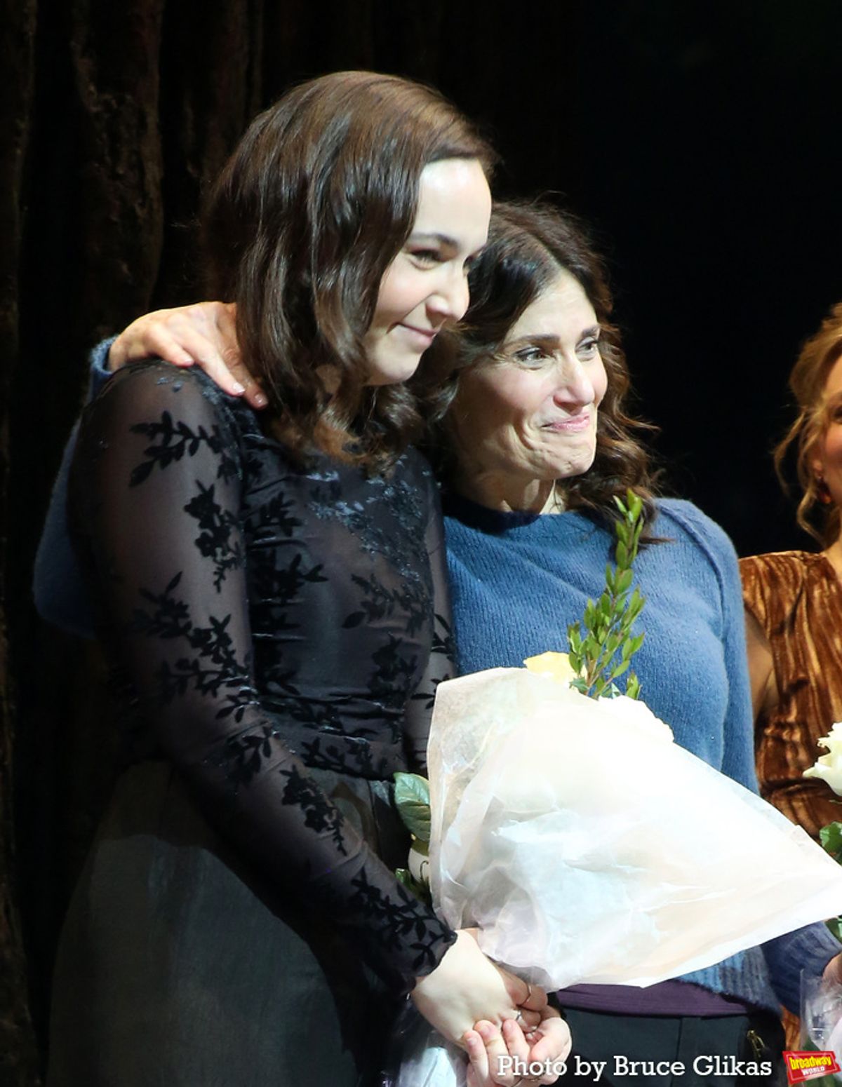 Kate Diaz and Idina Menzel at 