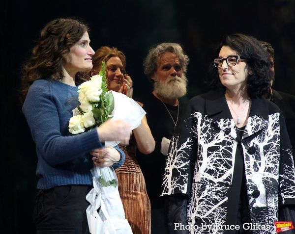 Idina Menzel, Jessica Phillips, Michael Park and Tina Landau Photo