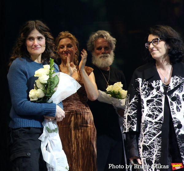 Idina Menzel, Jessica Phillips, Michael Park and Tina Landau Photo