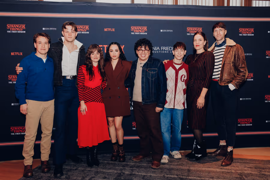 Photos: STRANGER THINGS: THE FIRST SHADOW Cast Meets the Press Image